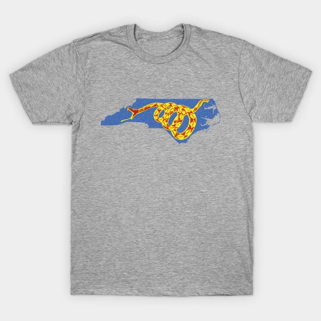 North Carolina Gadsden Snake T-Shirt by PelagiosCorner